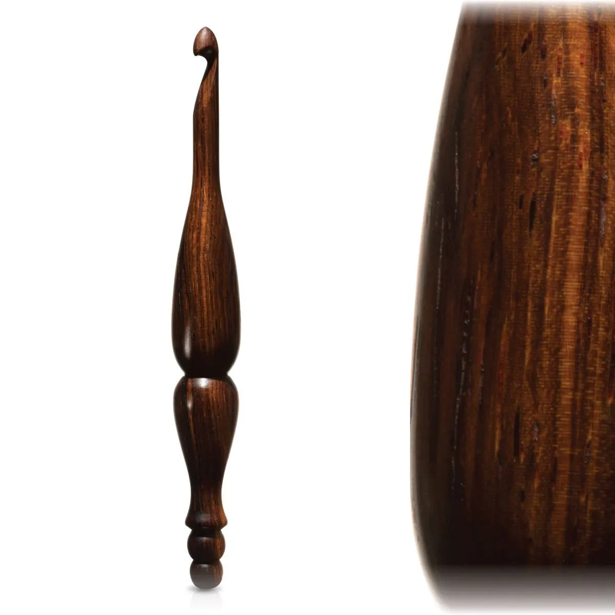 Alpha Series Cocobolo Handmade Wood Crochet Hook