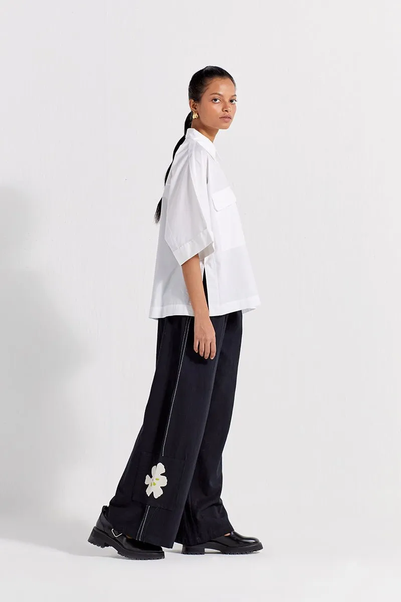 Anti-Fit Shirt Co-ord (Set of 2) - White