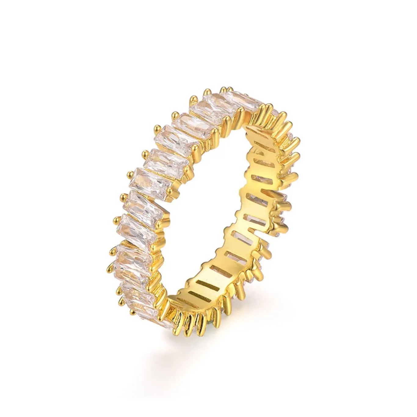 BE GOOD TO ME BAGUETTE RING