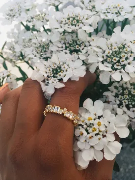 BE GOOD TO ME BAGUETTE RING