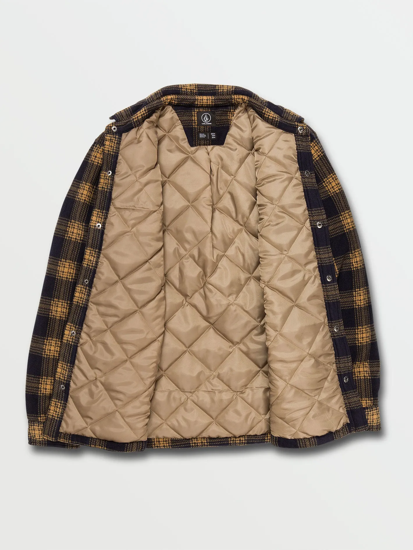 Bowered Fleece Long Sleeve Jacket - Dark Khaki