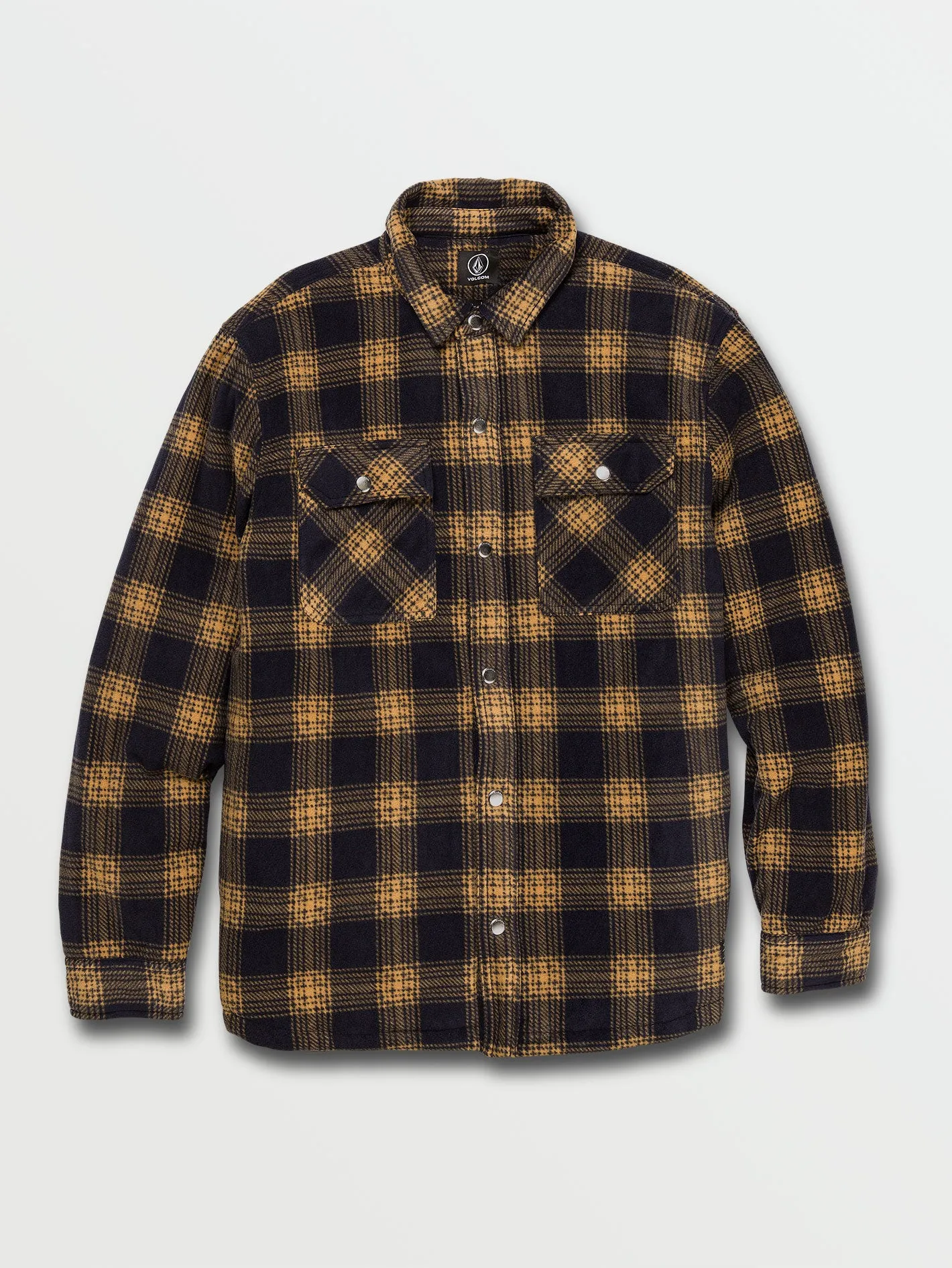 Bowered Fleece Long Sleeve Jacket - Dark Khaki