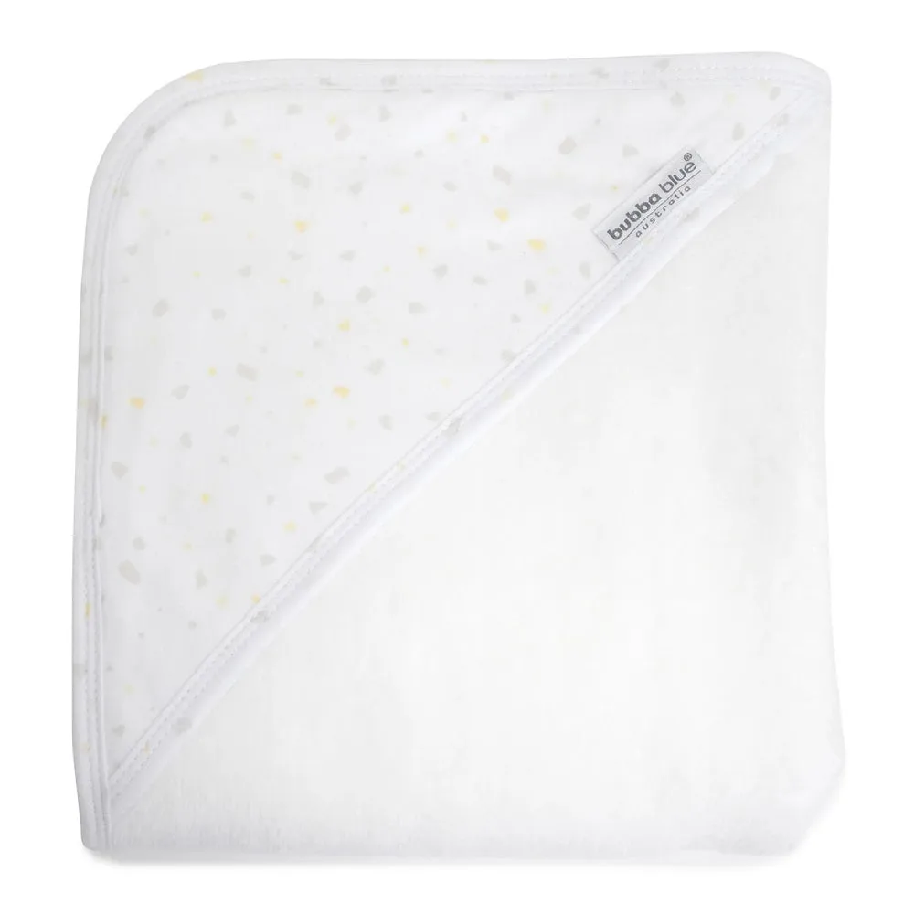 Bubba Blue Hooded Towel Terrazzo