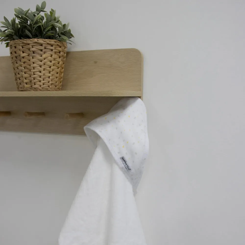 Bubba Blue Hooded Towel Terrazzo