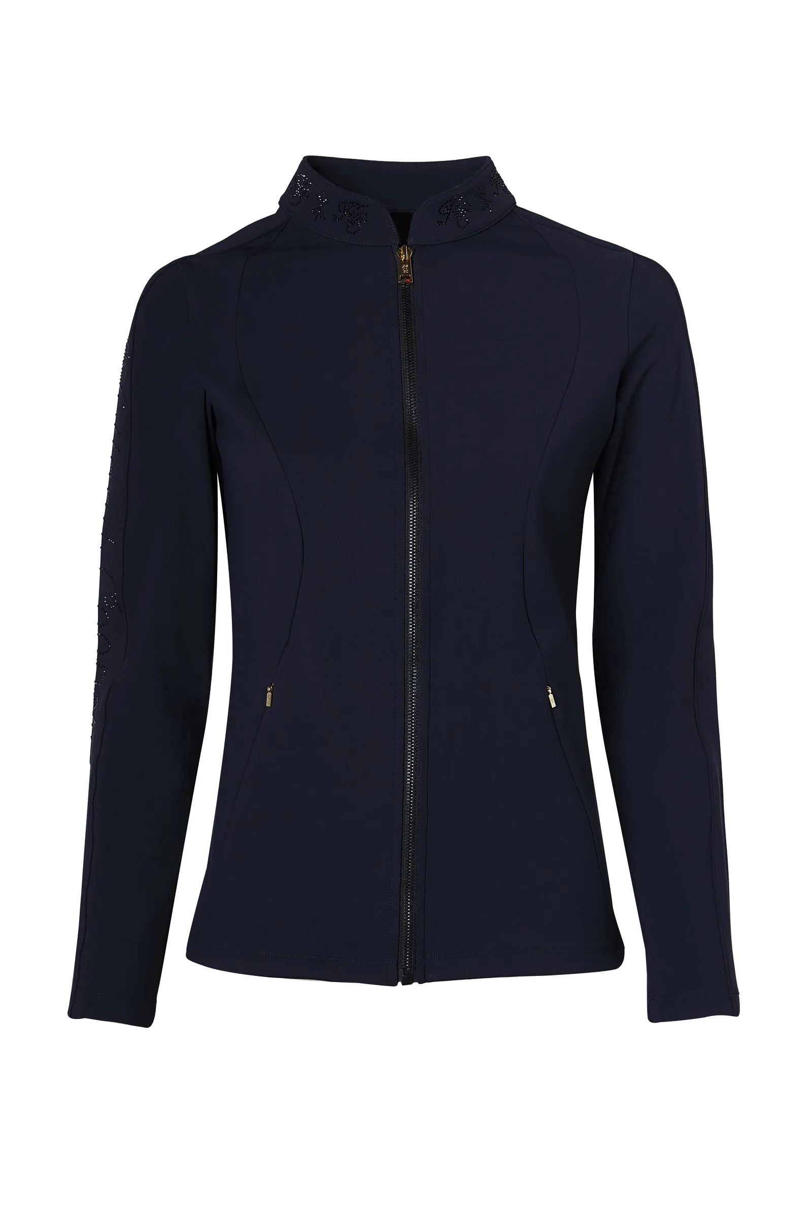 Crystal Zip Sweat (Ink Navy)