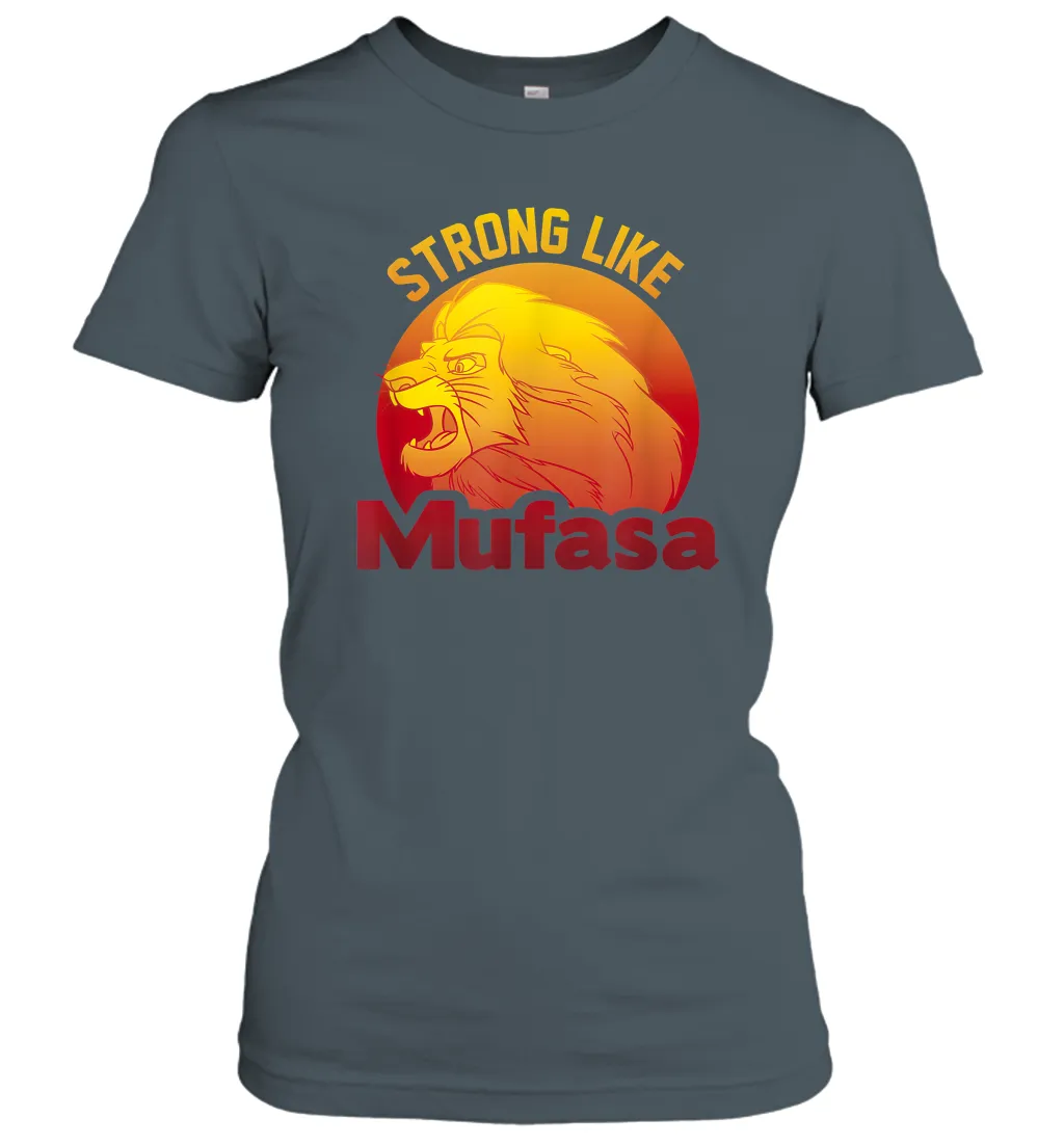 Disney Lion King Strong Like Mufasa Women Cotton T-Shirt