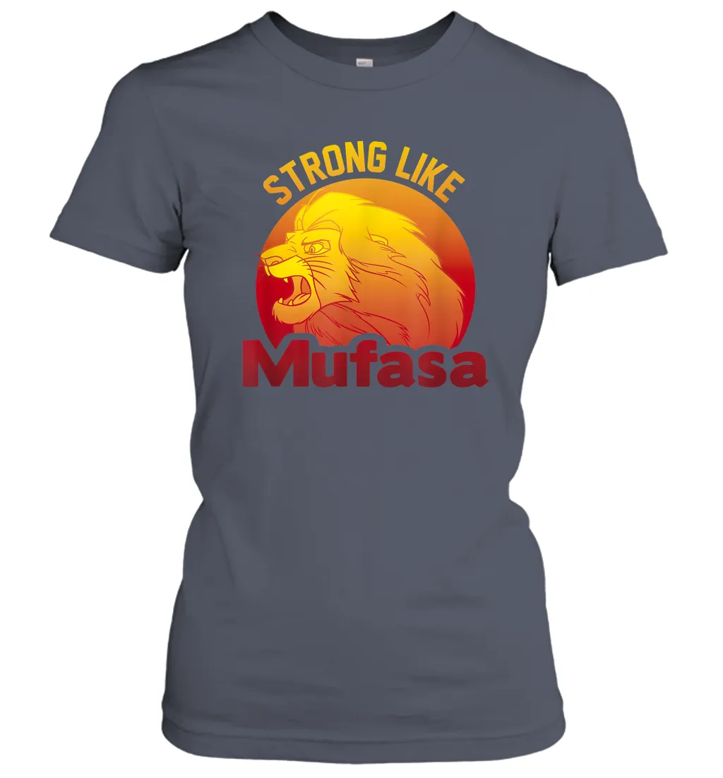 Disney Lion King Strong Like Mufasa Women Cotton T-Shirt