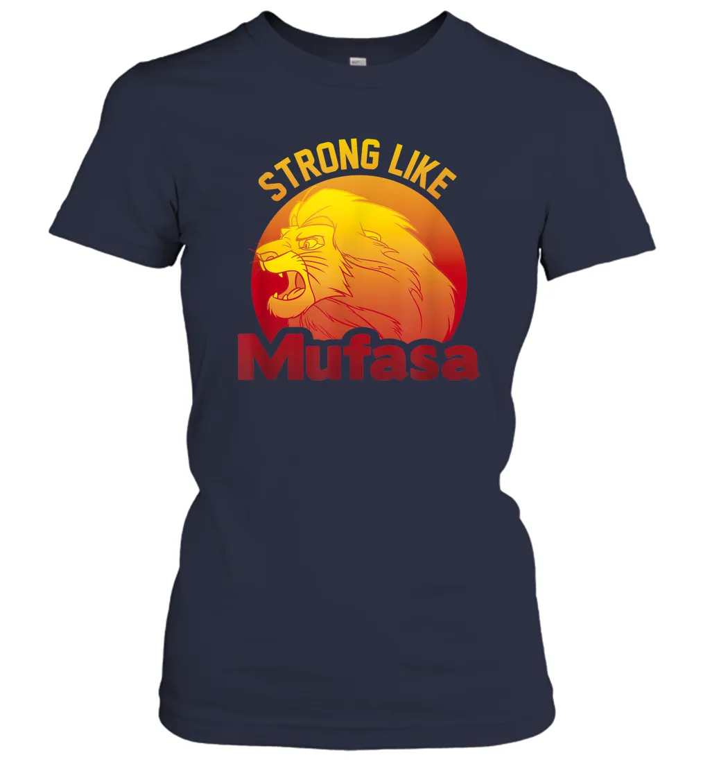 Disney Lion King Strong Like Mufasa Women Cotton T-Shirt