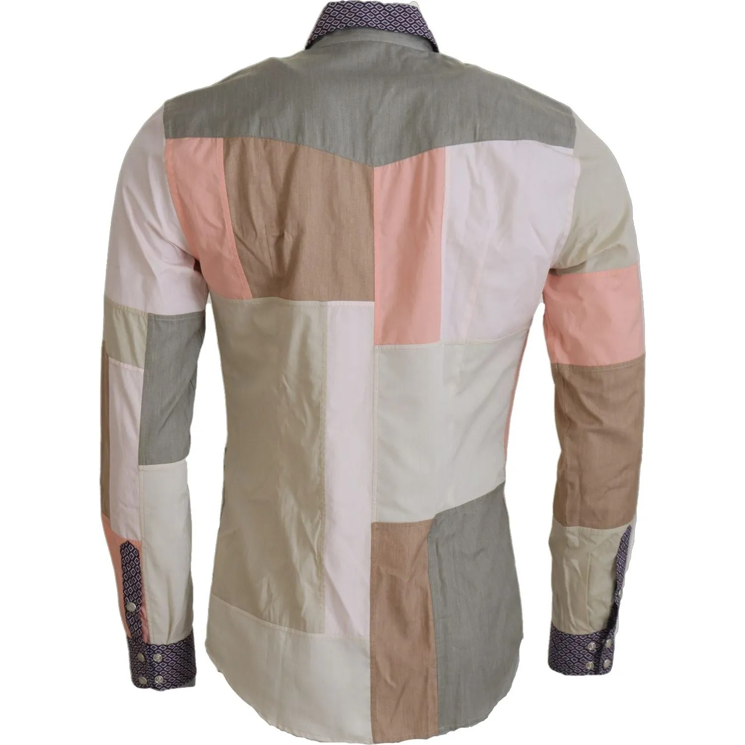 Dolce & Gabbana Elegant Multicolor Slim Fit Casual Shirt