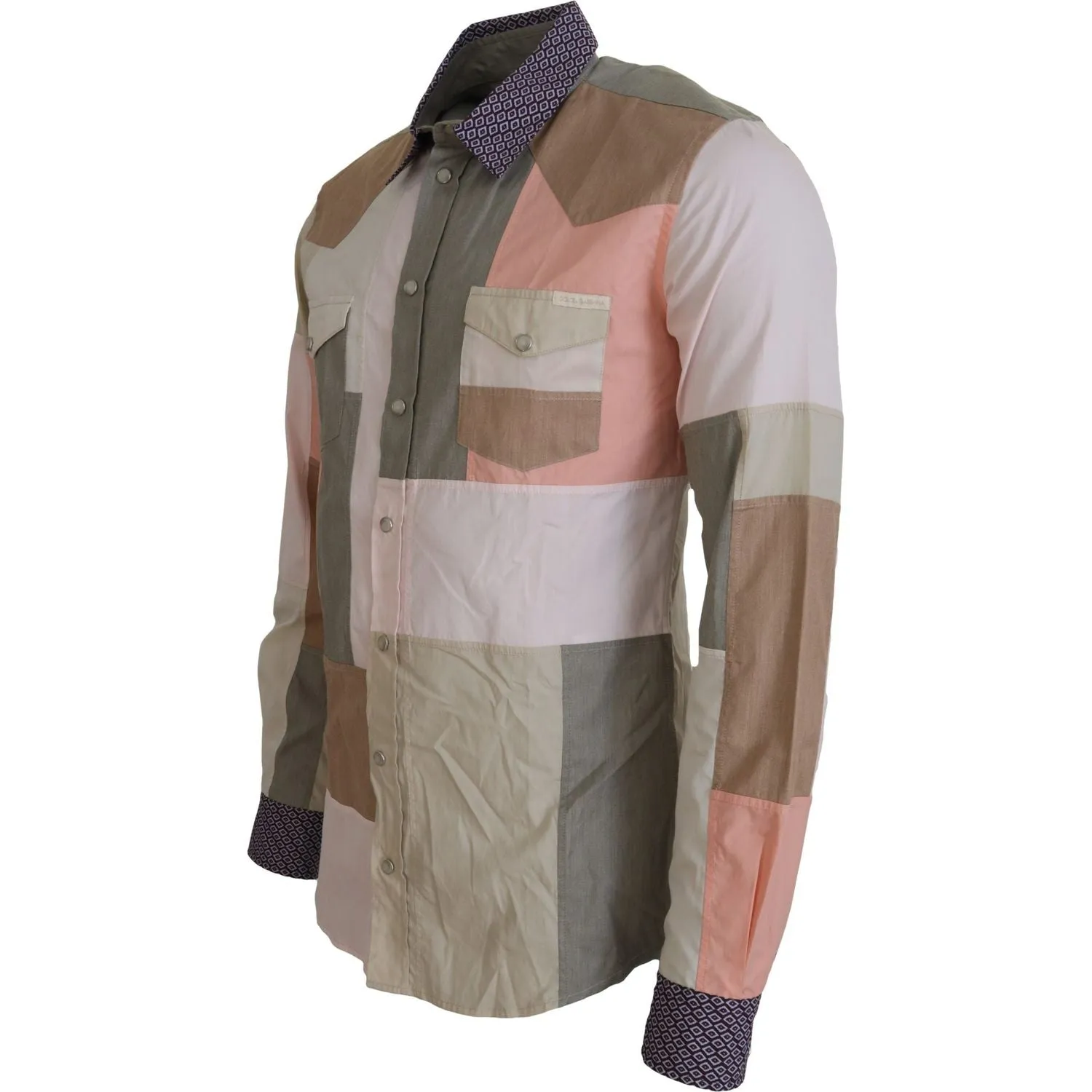Dolce & Gabbana Elegant Multicolor Slim Fit Casual Shirt