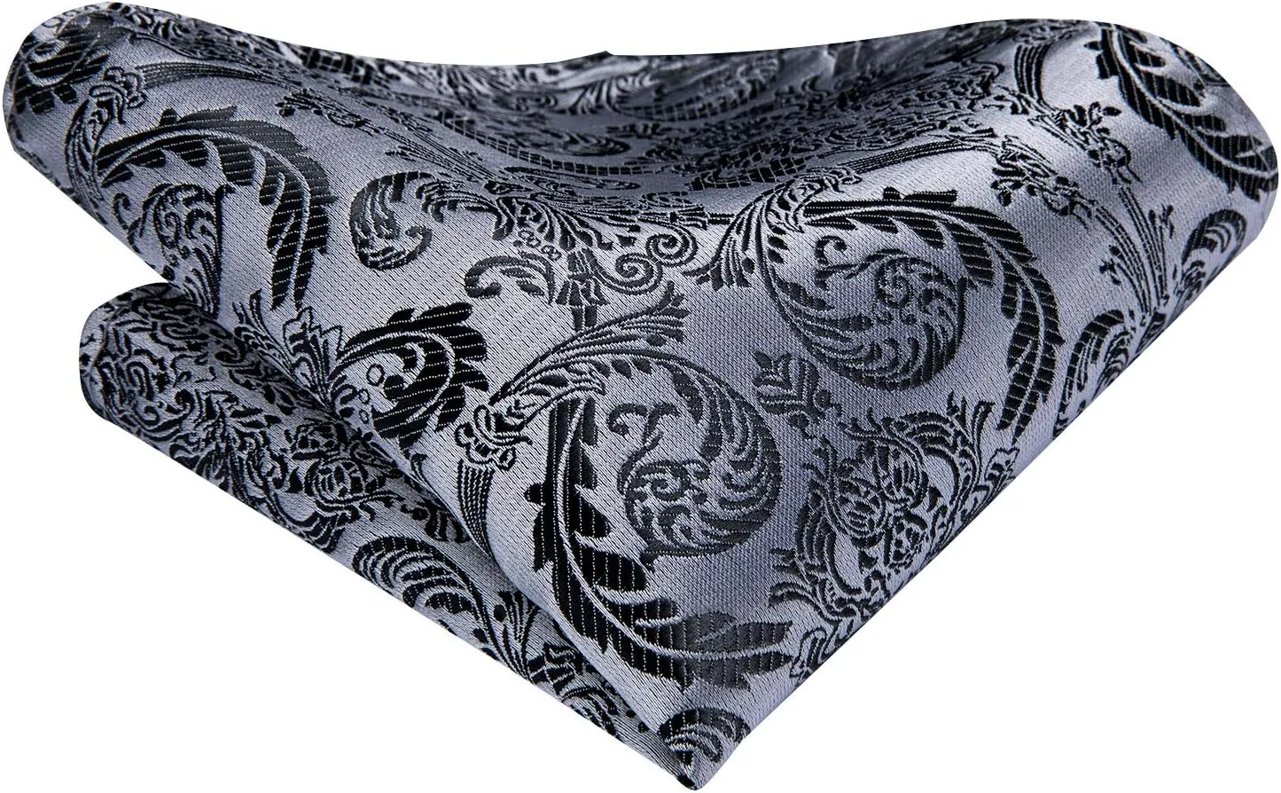 Dubulle Paisley Floral Ascot Tie for Men Self Tie Mens Cravat Tie and Pocket Square Cufflinks Wedding