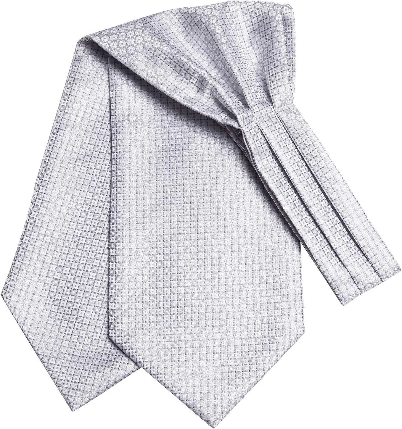 Dubulle Paisley Floral Ascot Tie for Men Self Tie Mens Cravat Tie and Pocket Square Cufflinks Wedding
