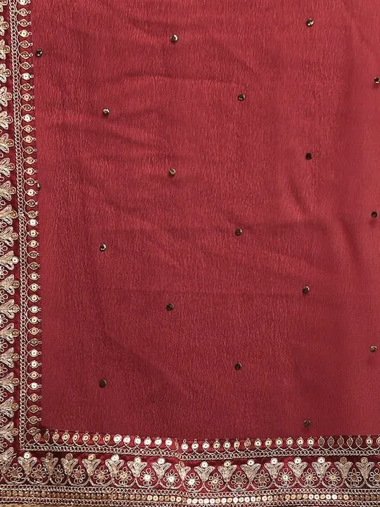 Embellished Mukaish Saree
