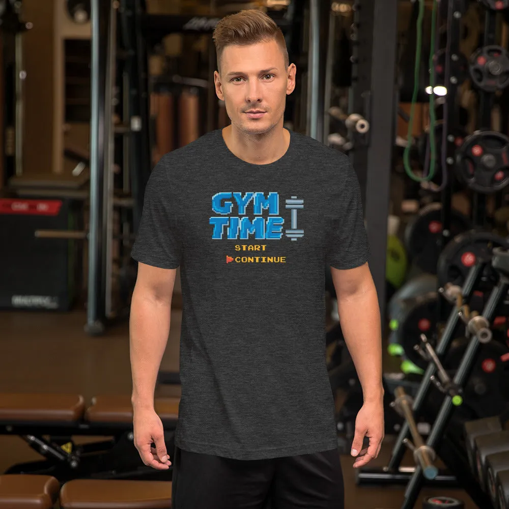 Gym Time - T-Shirt - 8-Bit