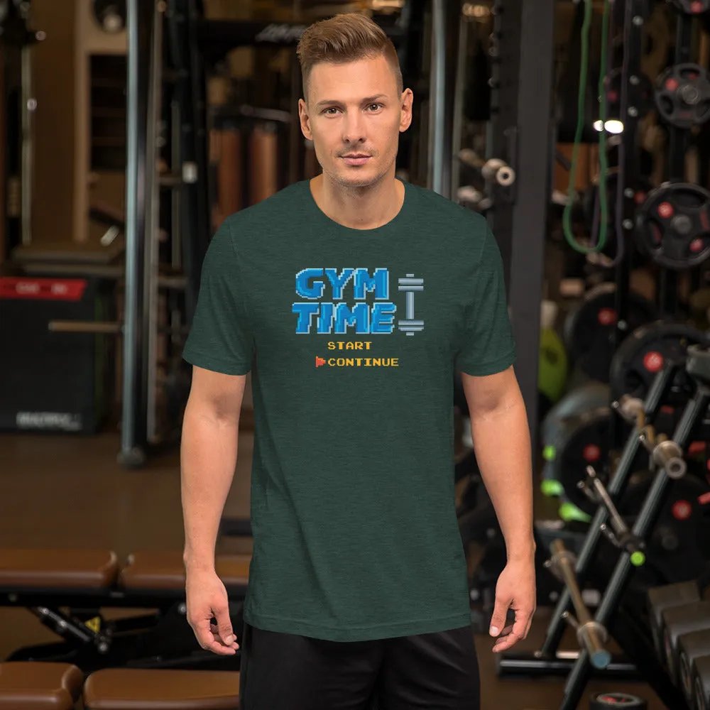 Gym Time - T-Shirt - 8-Bit