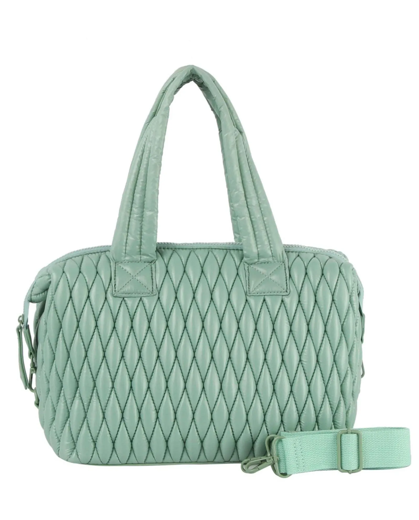 HGE0153 Whitley Quilted Puffer Satchel Bag