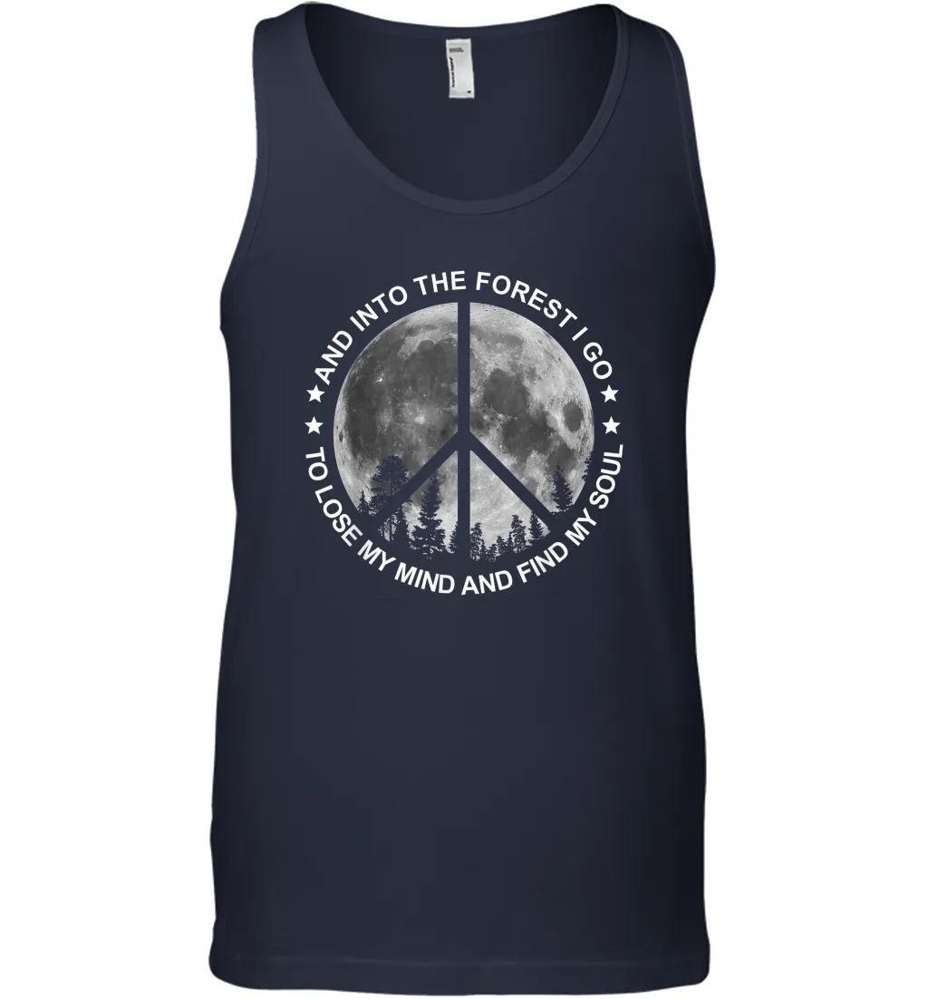 Into The Forest I Go To Lose My Mind Find Soul Hippie Men Cotton Tank Top