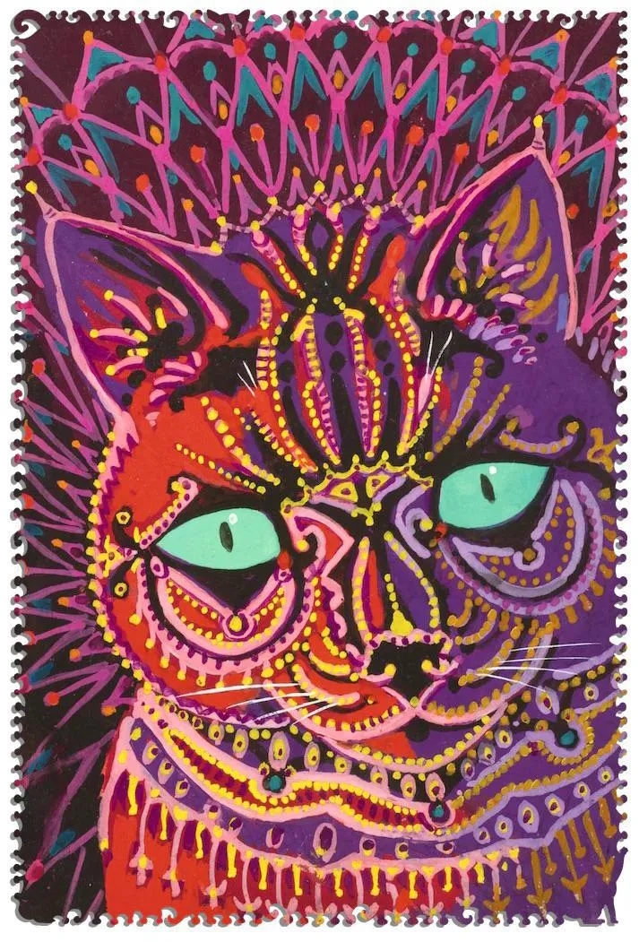 Kaleidoscope Cat Wooden Jigsaw Puzzle