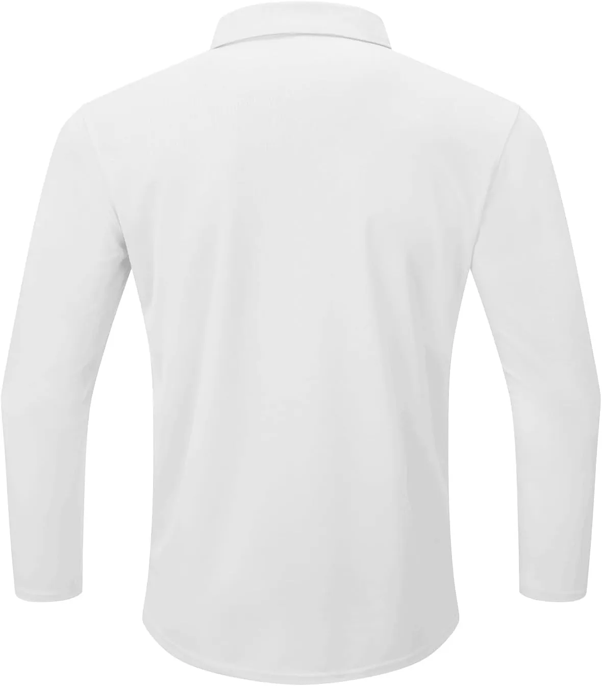 Men Polo Shirts Long Sleeve Moisture Wicking Dry Fit Performance Tactical Shirt Collared Casual Golf Tennis Shirt