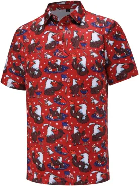 Mens Golf Shirt Moisture Wicking Dry Fit Performance Sport Short Sleeve Golf Polo Shirts for Men