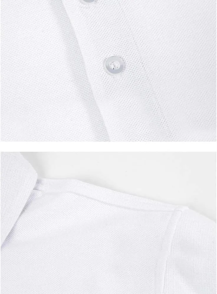 Miqieer Men's Long Sleeve Polo Shirts Regular-Fit Cotton Golf Polo Shirts