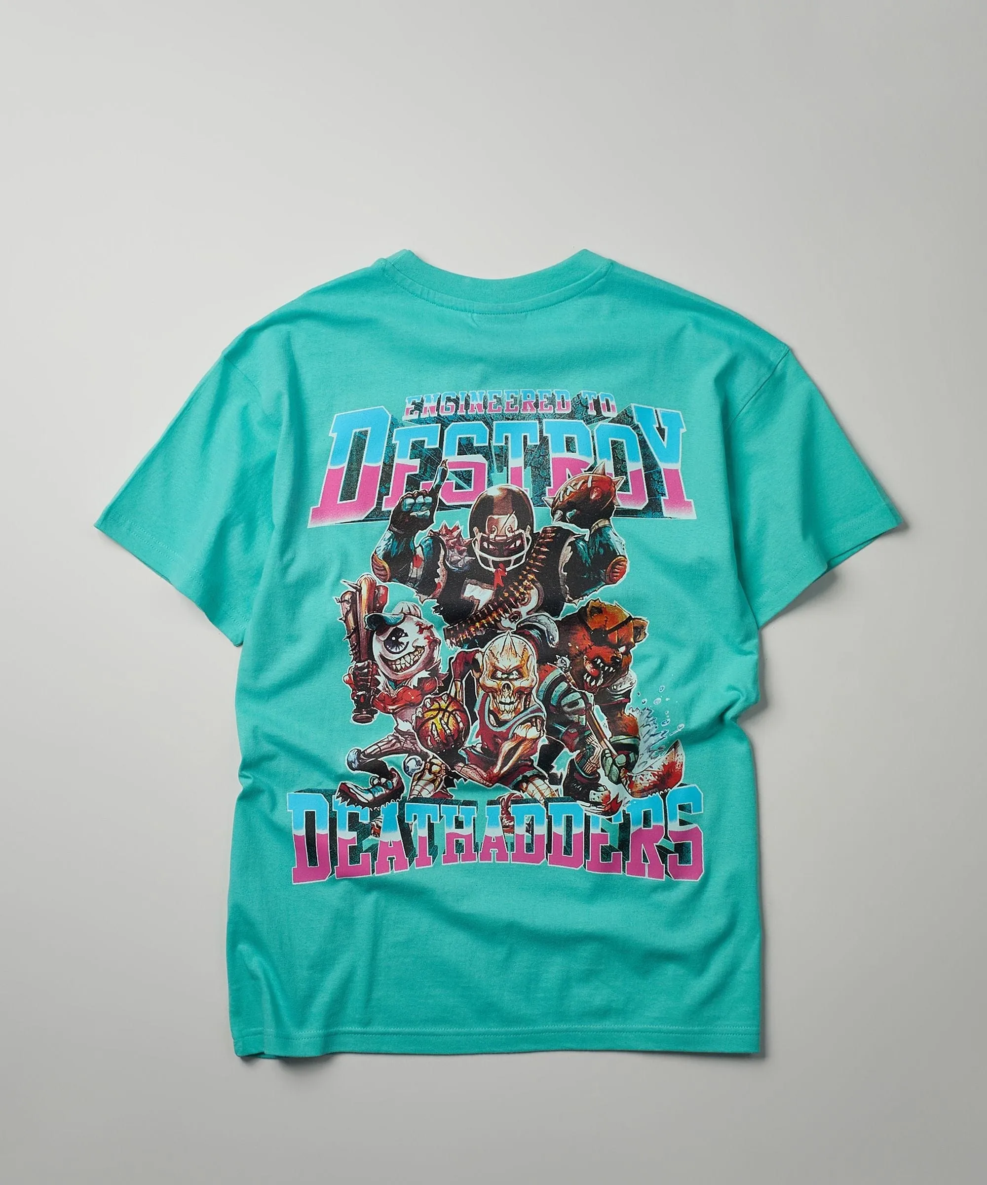 Mishka Death Adders Embroidered Short Sleeve Tee - Light Blue