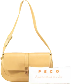 Mjade Beige Classic Baguette Handbag