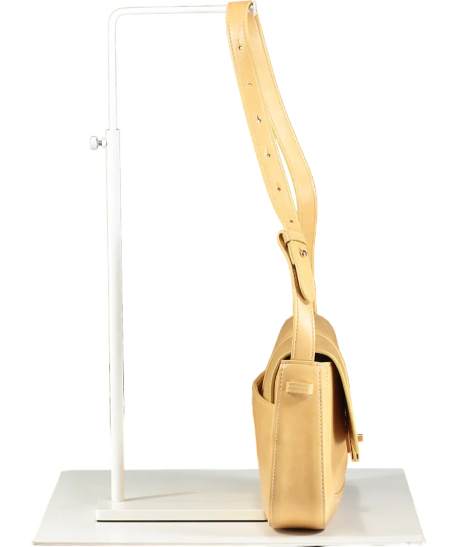 Mjade Beige Classic Baguette Handbag