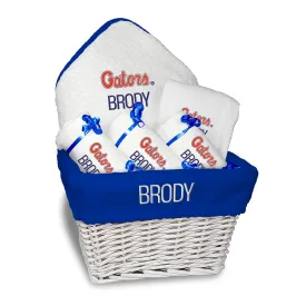 Personalized Florida Gators Script Gators Medium Basket - 6 Items
