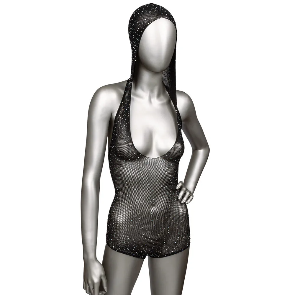Radiance Hooded Deep V Bodysuit XL