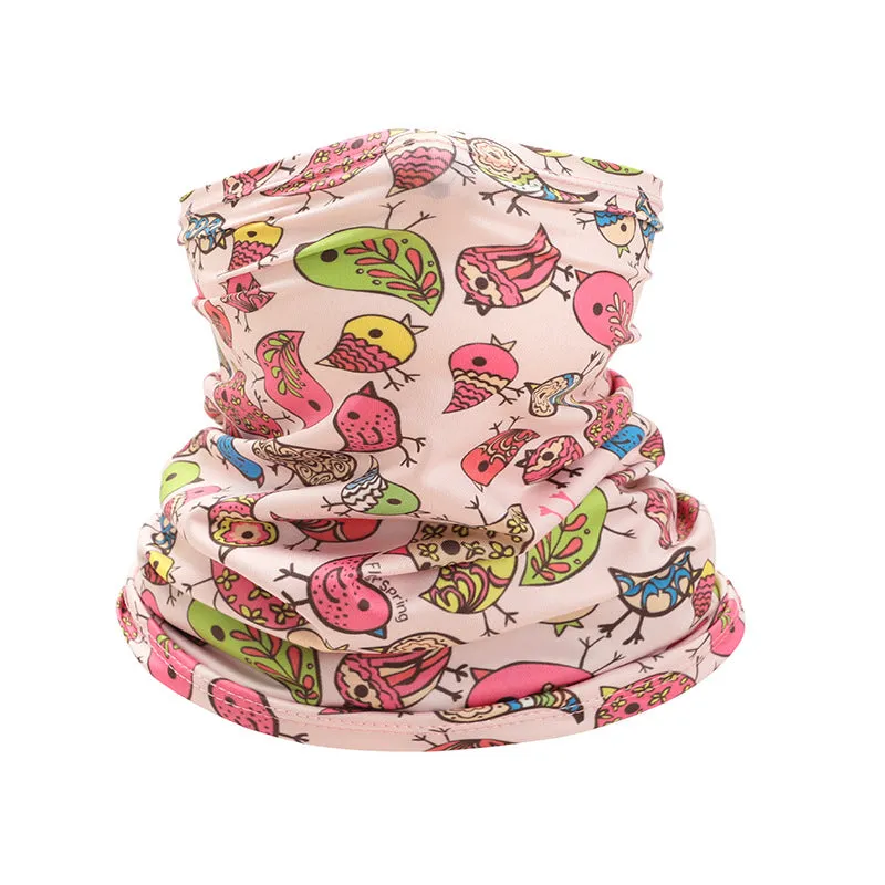 Sunscreen cuff windproof dust mask for children