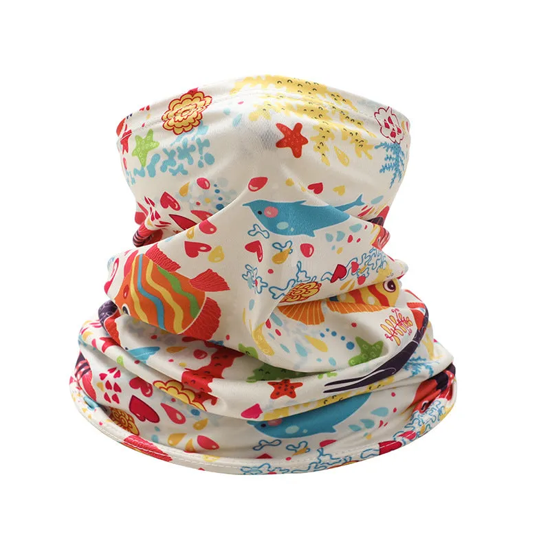 Sunscreen cuff windproof dust mask for children