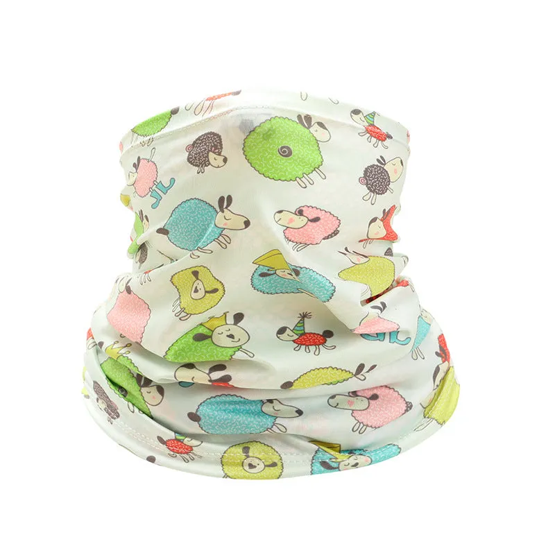 Sunscreen cuff windproof dust mask for children