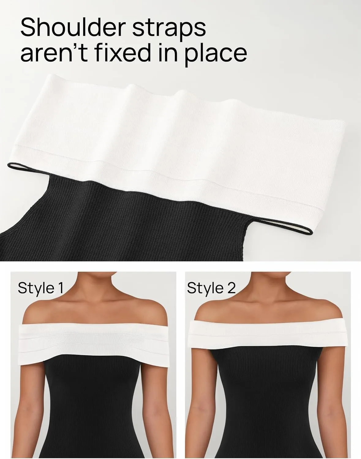 ZESICA Women's 2025 Summer Off The Shoulder Ribbed Knit Sweater Dresses Sleeveless Color Block Party Bodycon Maxi Dress